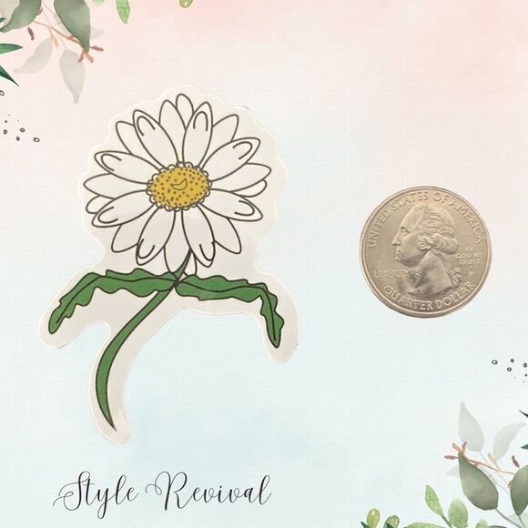 🎉 10/$10 Stickers - Adorable Daisy - Waterproof Reusable Sticker Slogan Decals - Picture 1 of 2